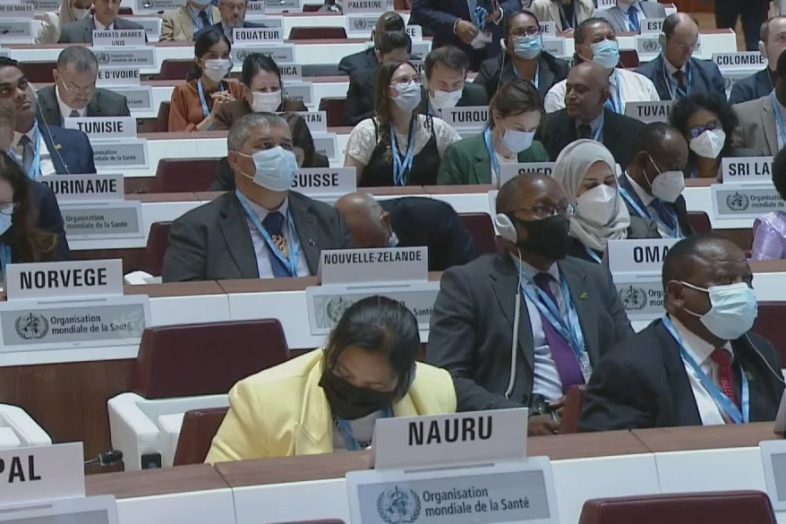 Sesión plenaria WHA75